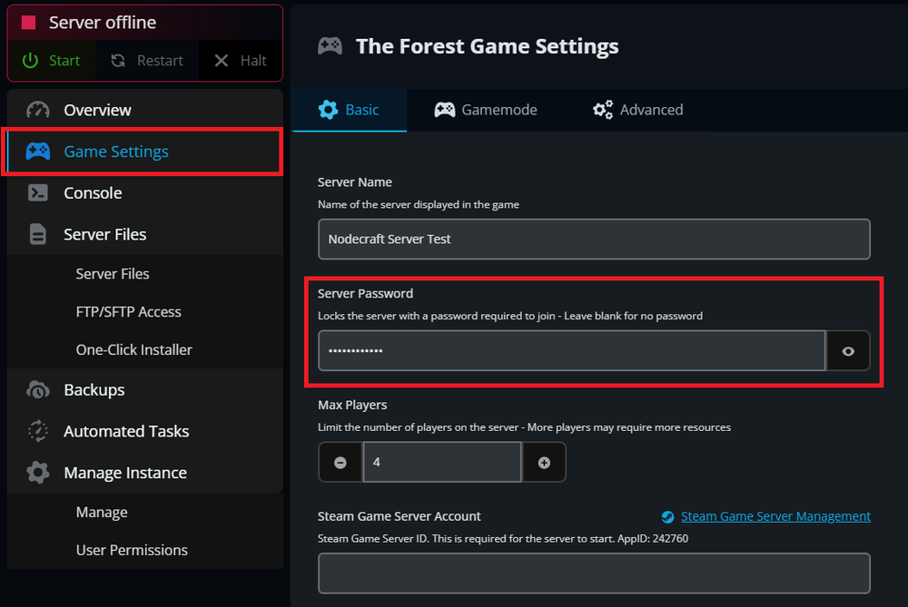 How to Set a Server Password for The Forest | The Forest