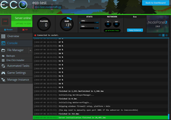 ECO Dedicated Server Console