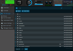 A screenshot of our web-based File Manager