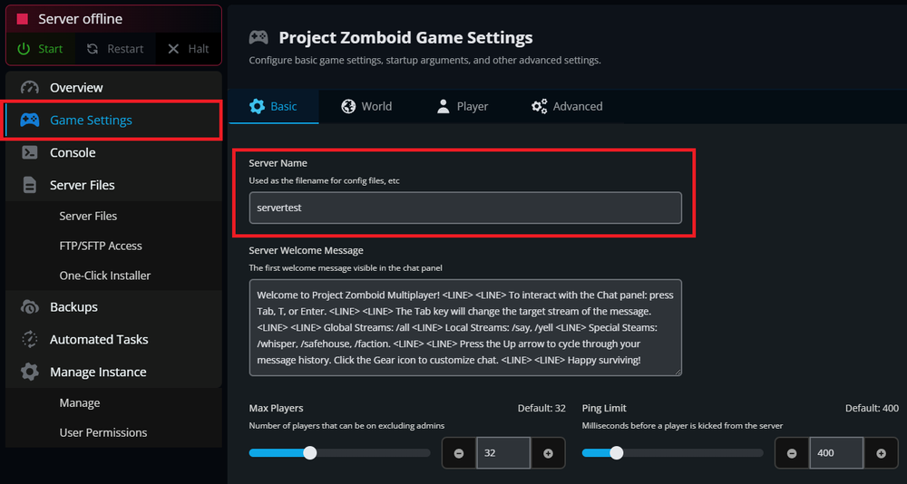 How to Change the Settings on Your Project Zomboid Server 