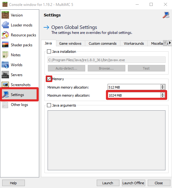 multimc allocate more ram multimc allocate more ram